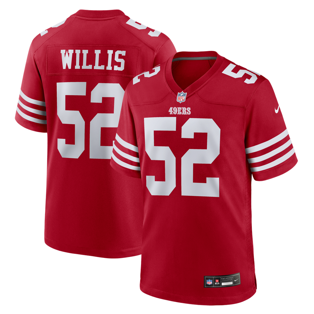 Patrick Willis San Francisco 49ers Game Jersey - Scarlet
