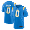 Daiyan Henley Los Angeles Chargers Game Jersey - Powder Blue