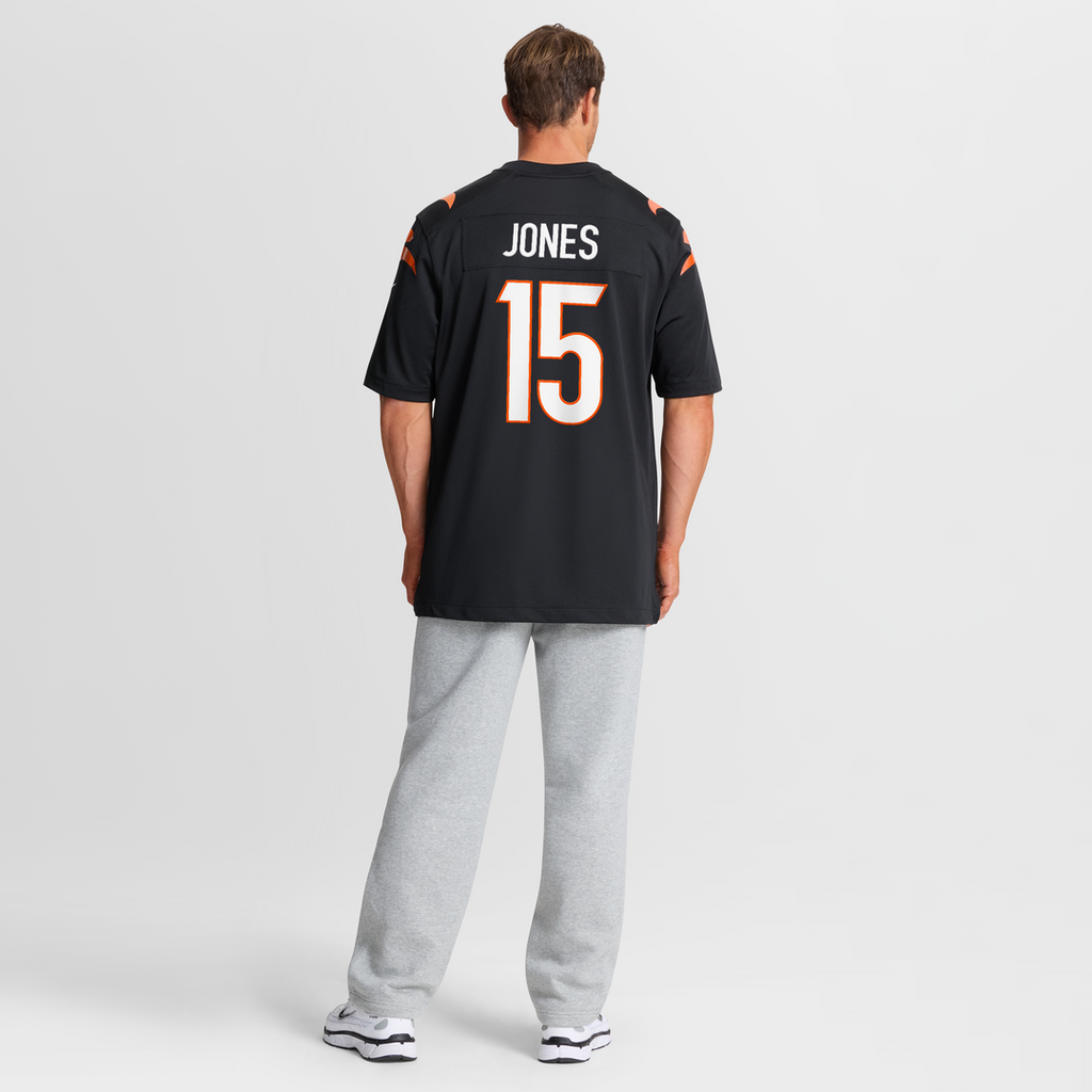 Charlie Jones Cincinnati Bengals Game Jersey - Black