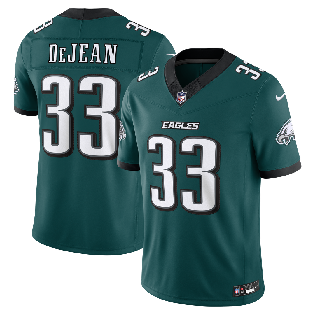 Cooper DeJean Philadelphia Eagles Vapor F.U.S.E. Stitched Limited Jersey - Midnight Green