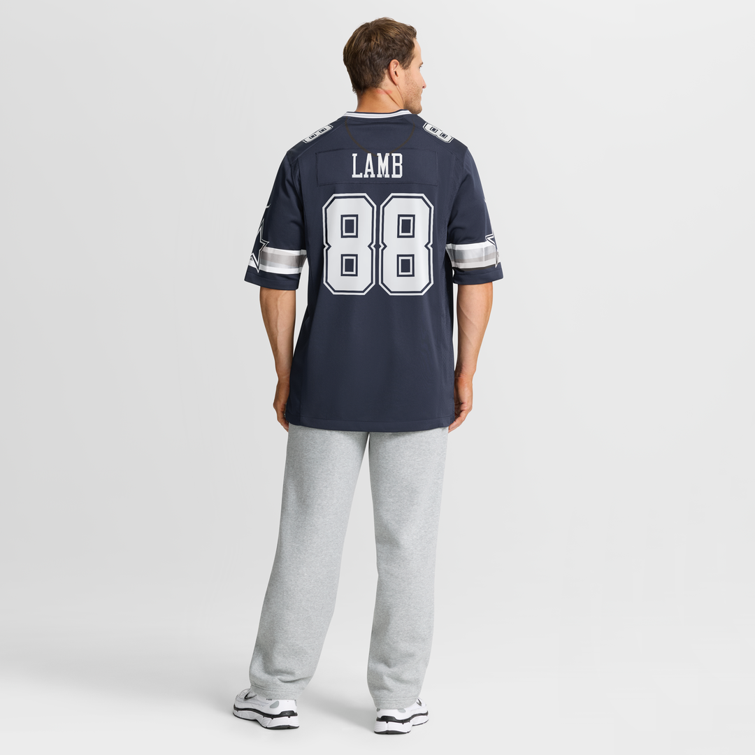 CeeDee Lamb Dallas Cowboys Game Jersey - Navy
