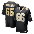 William Sherman New Orleans Saints Game Jersey - Black