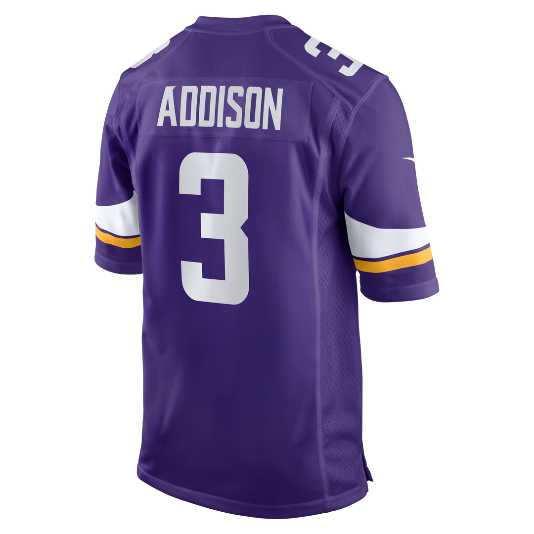 Jordan Addison Minnesota Vikings Alternate Game Jersey - White