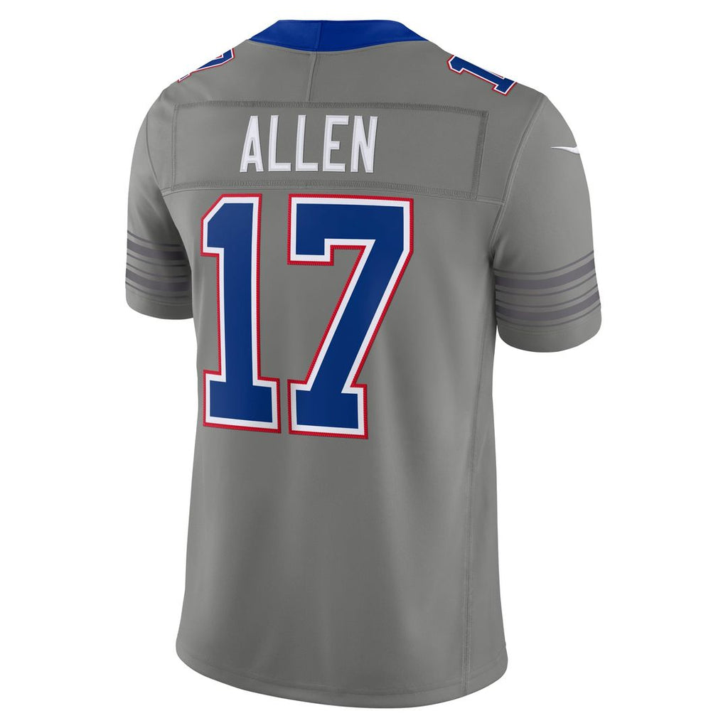 Josh Allen Buffalo Bills Nickel City Vapor F.U.S.E. Stitched Limited Jersey - Gray