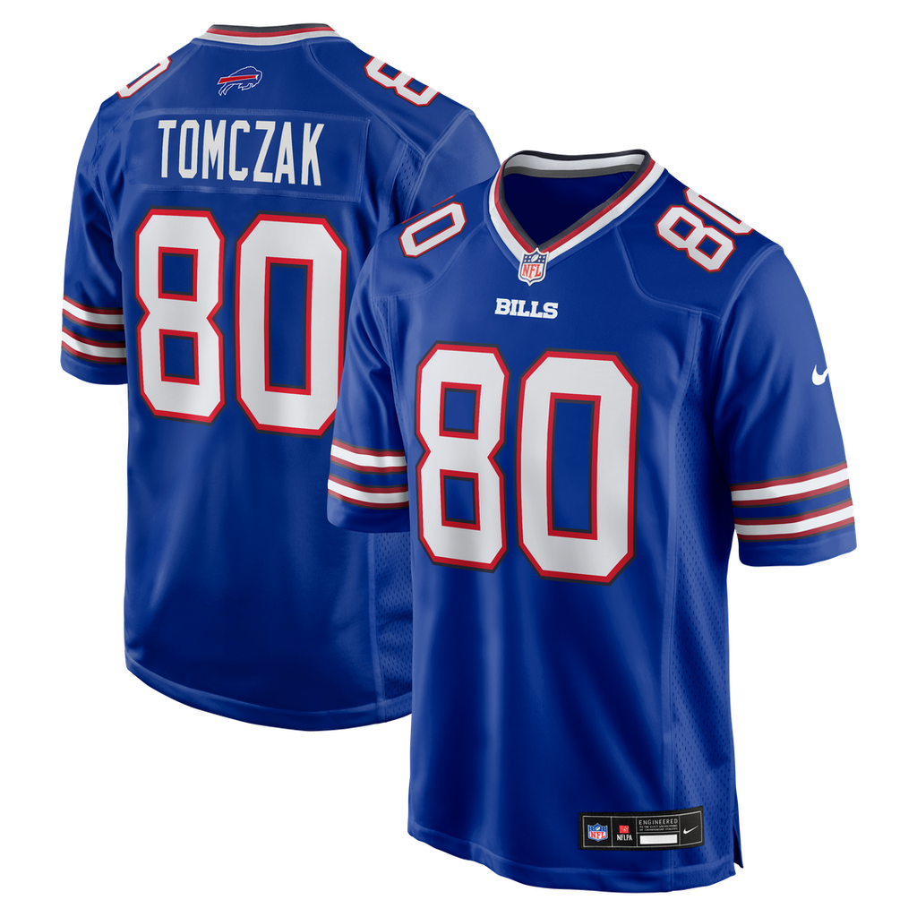 Max Tomczak Buffalo Bills Game Jersey - Royal Blue