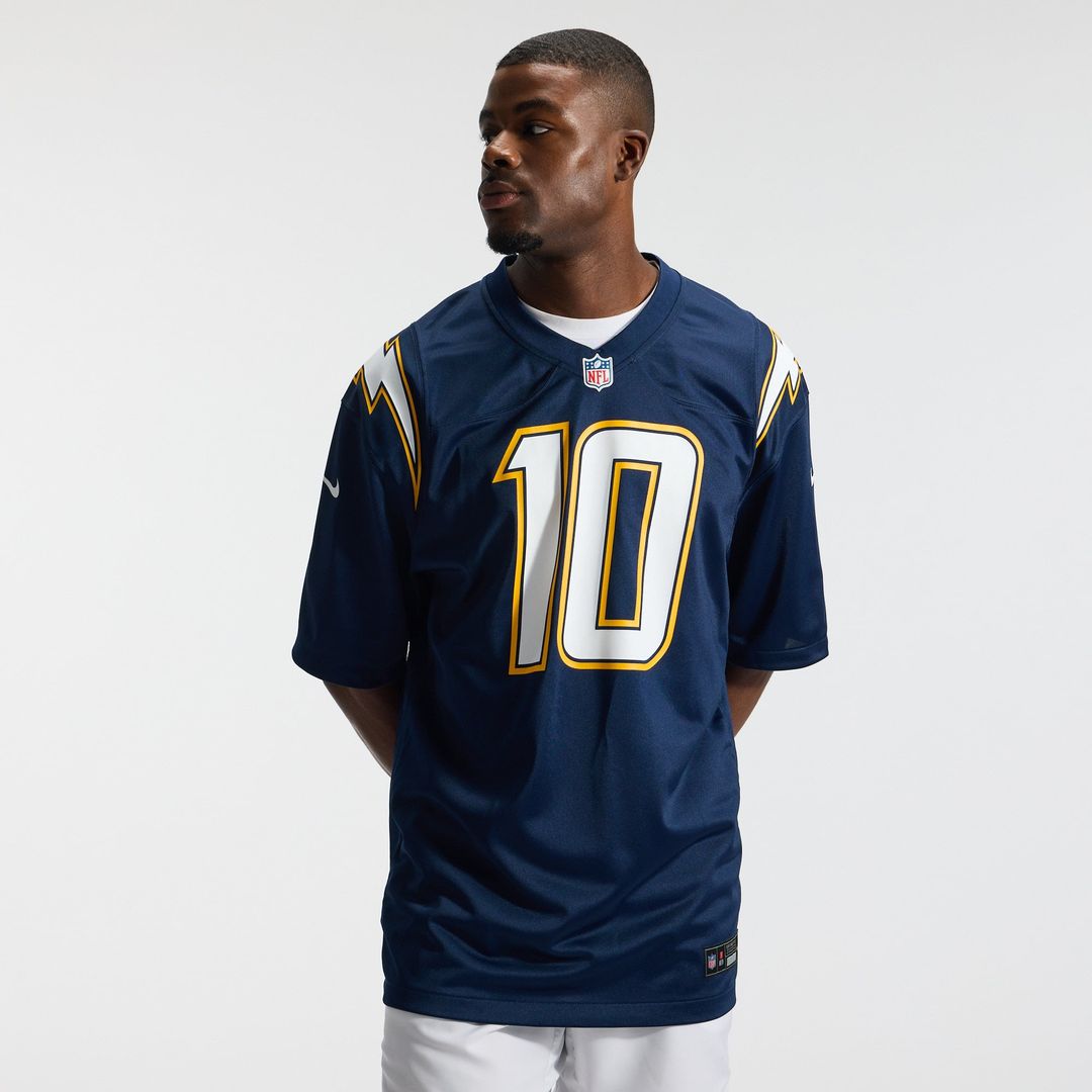 Justin Herbert Los Angeles Chargers Game Jersey - Powder Blue