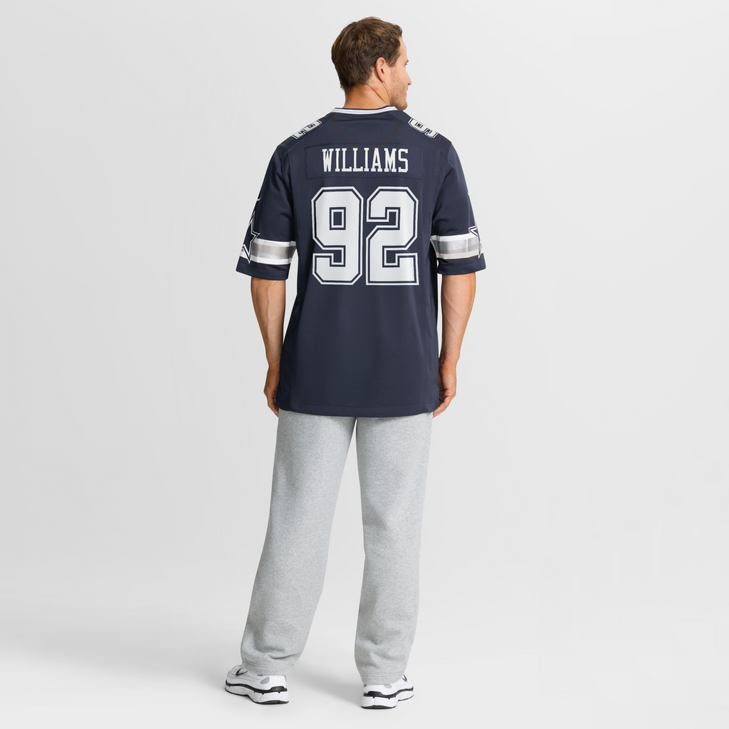 Quinnen Williams Dallas Cowboys Game Jersey - Navy