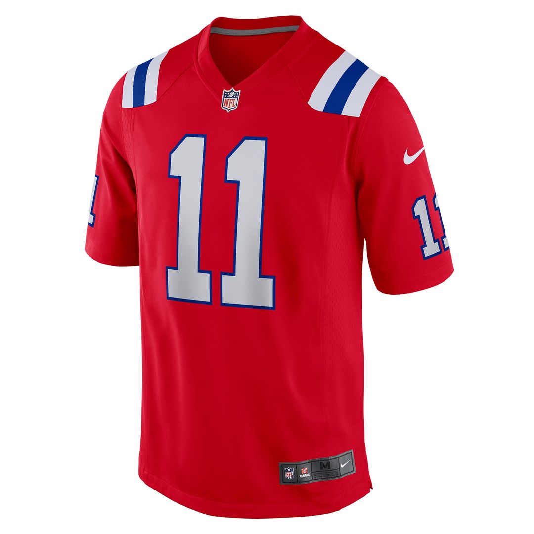 Drew Bledsoe New England Patriots Game Jersey - Navy