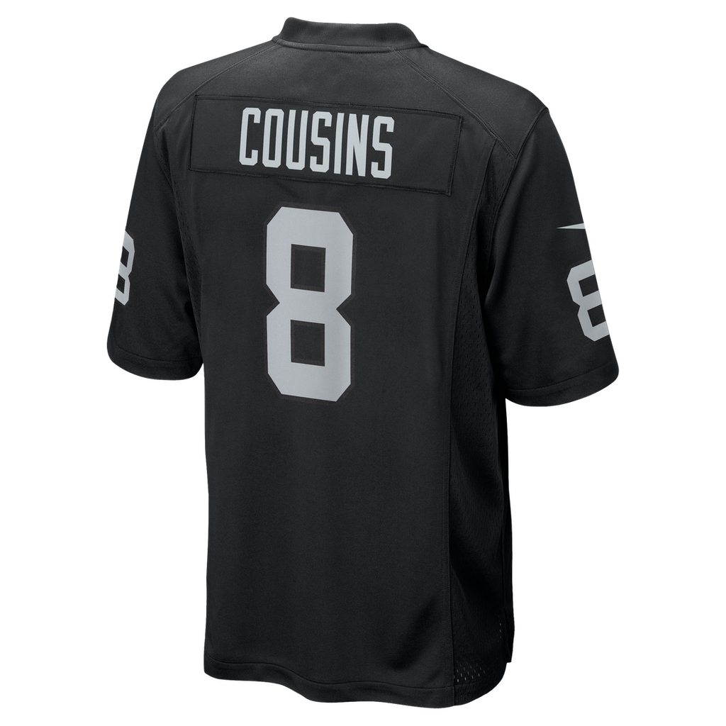Kirk Cousins Las Vegas Raiders Game Jersey - Black