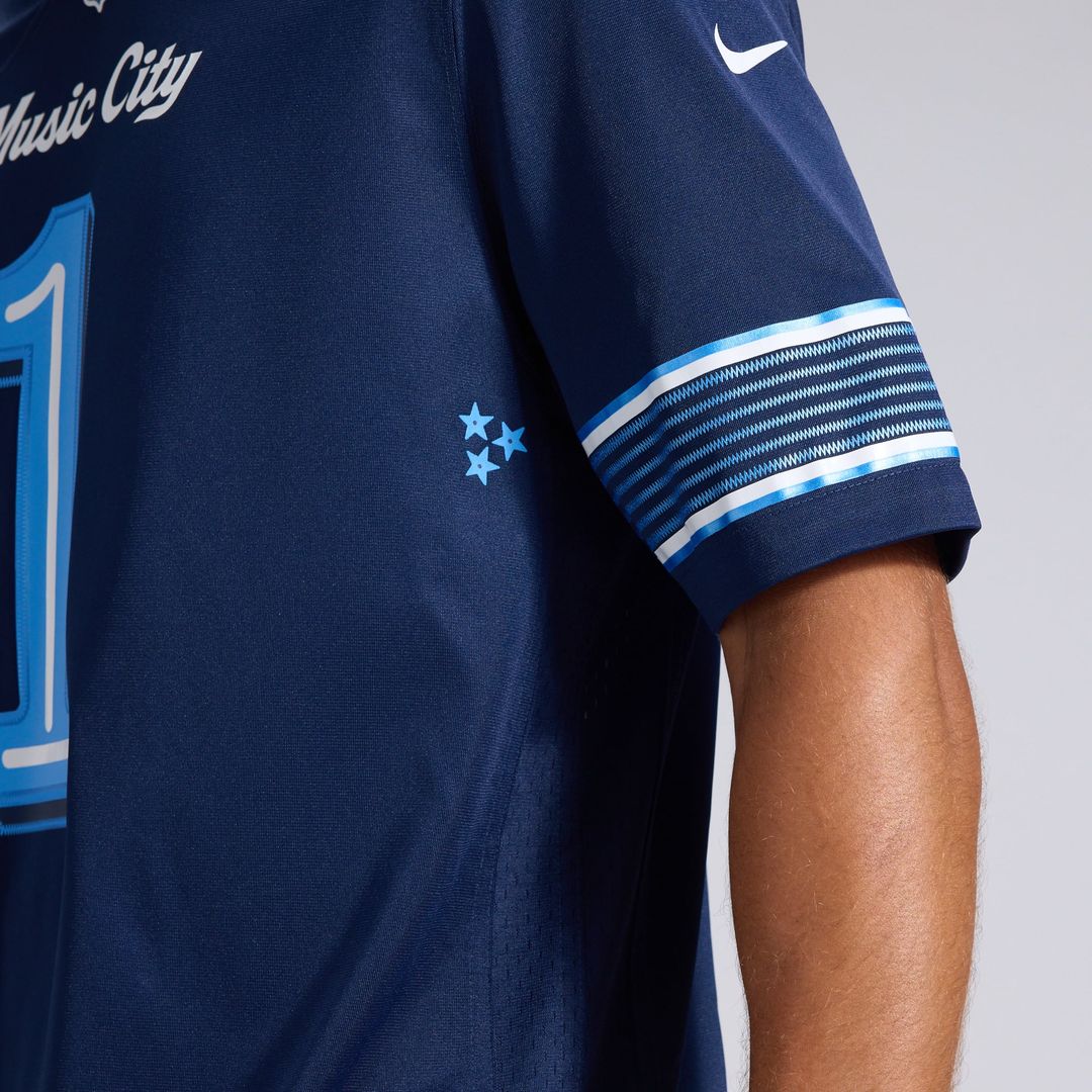 Cameron Ward Tennessee Titans 2026 Rivalries Collection Game Jersey - Navy