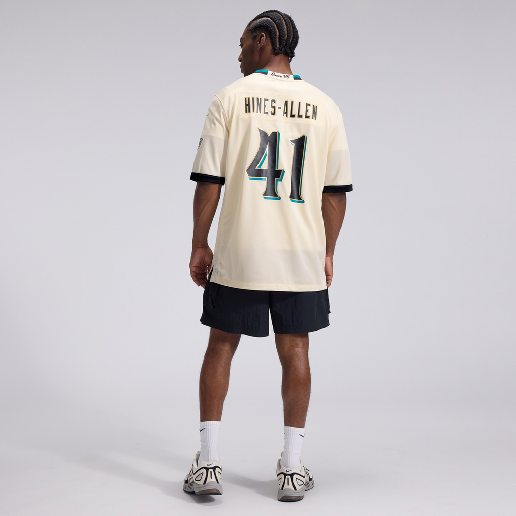 Josh Hines-Allen Jacksonville Jaguars 2026 Rivalries Collection Game Jersey - Natural