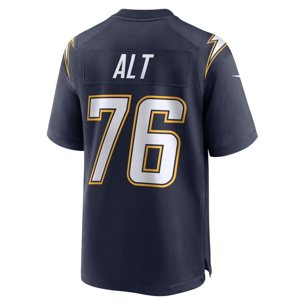 Joe Alt Los Angeles Chargers Alternate Charger Power Game Jersey - Gold