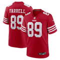 Luke Farrell San Francisco 49ers Game Jersey - Scarlet