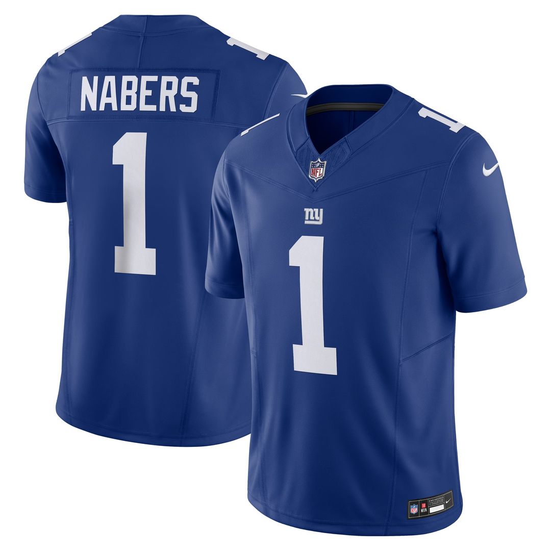 Malik Nabers New York Giants Vapor F.U.S.E. Limited Jersey - Royal Blue