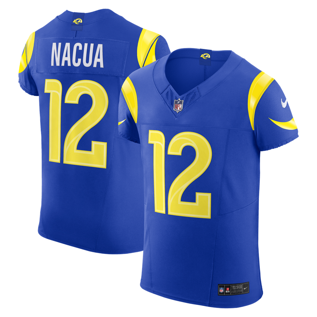 Puka Nacua Los Angeles Rams Vapor F.U.S.E. Elite Jersey - Royal Blue