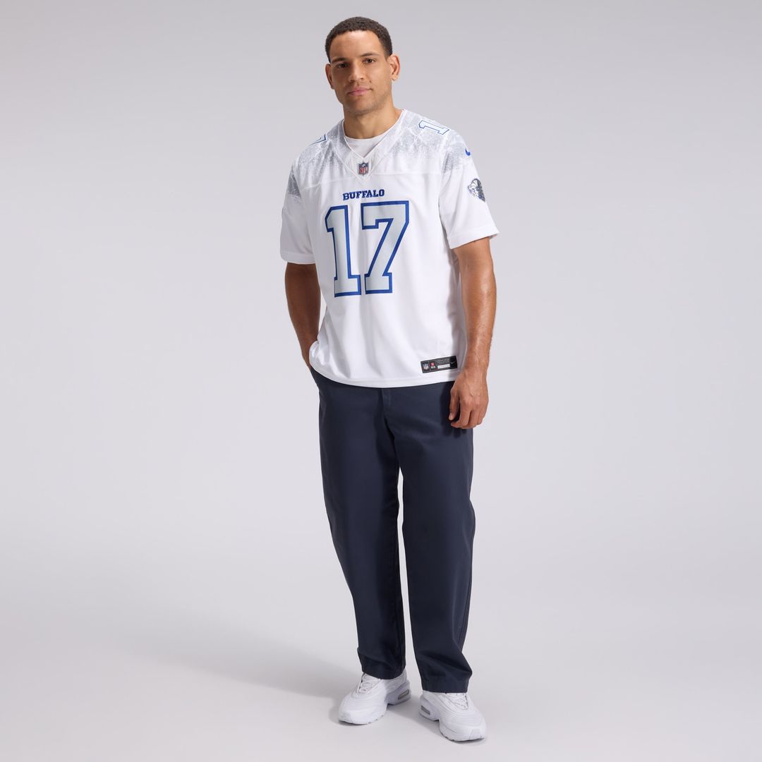 Josh Allen Buffalo Bills Rivalries Collection Stitched Limited Jersey - White