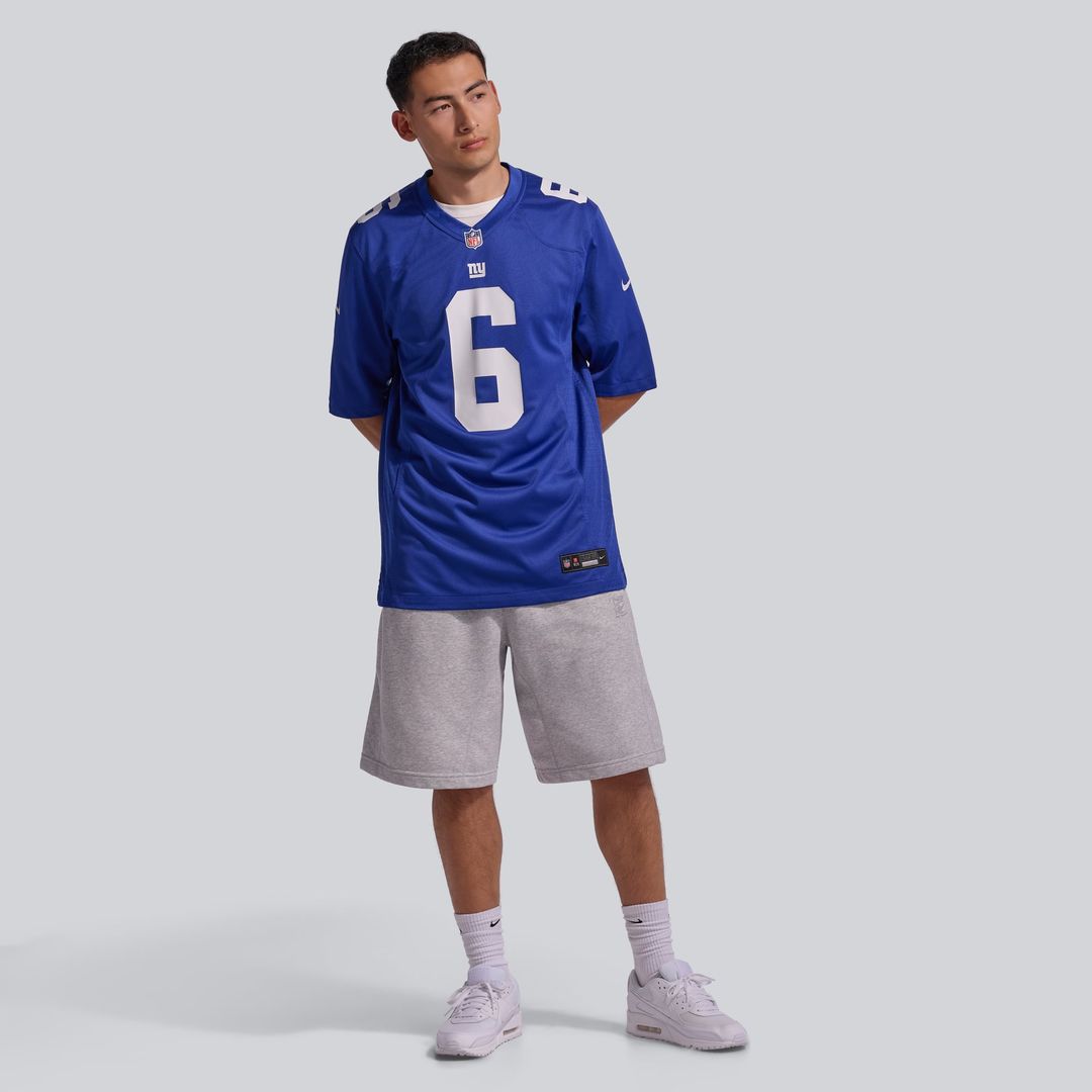 Jaxson Dart New York Giants Game Jersey - Royal Blue