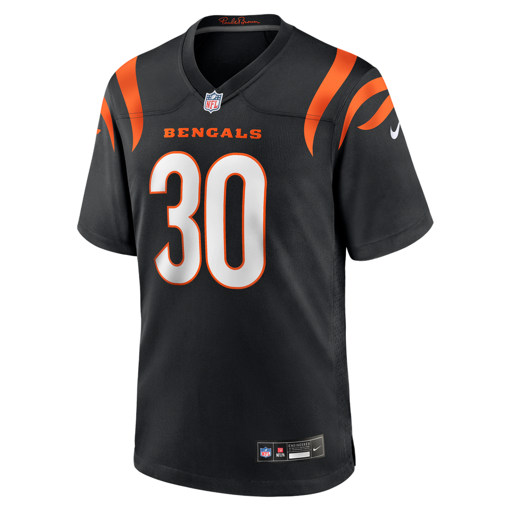 Chase Brown Cincinnati Bengals Game Jersey - Black