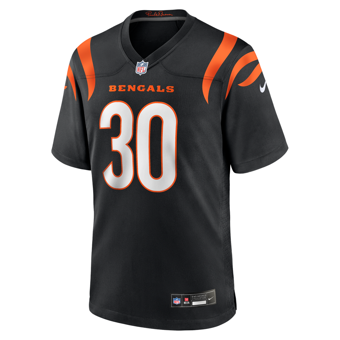 Chase Brown Cincinnati Bengals Game Jersey - Black