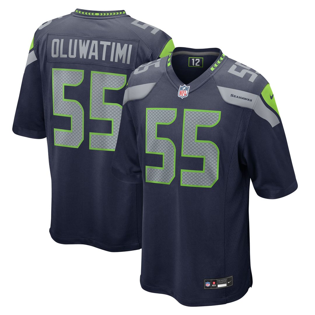 Olu Oluwatimi Seattle Seahawks Game Jersey - College Navy