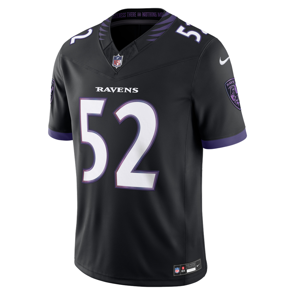 Ray Lewis Baltimore Ravens Alternate Vapor F.U.S.E. Stitched Limited Jersey - Black