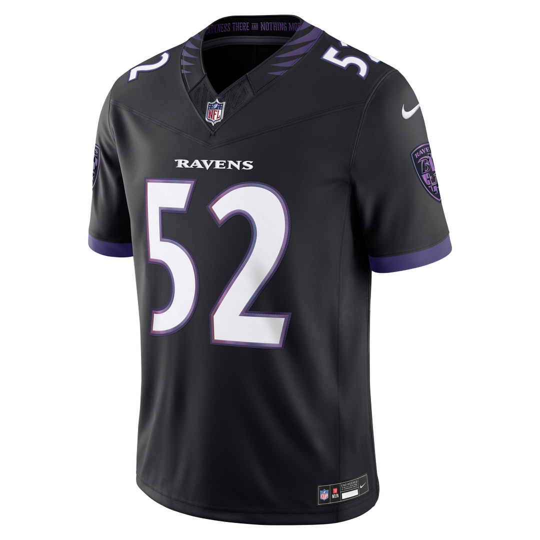 Ray Lewis Baltimore Ravens Alternate Vapor F.U.S.E. Stitched Limited Jersey - Black
