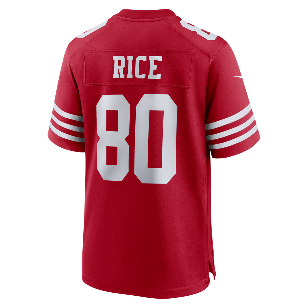 Jerry Rice San Francisco 49ers Retired Team Game Jersey - Scarlet