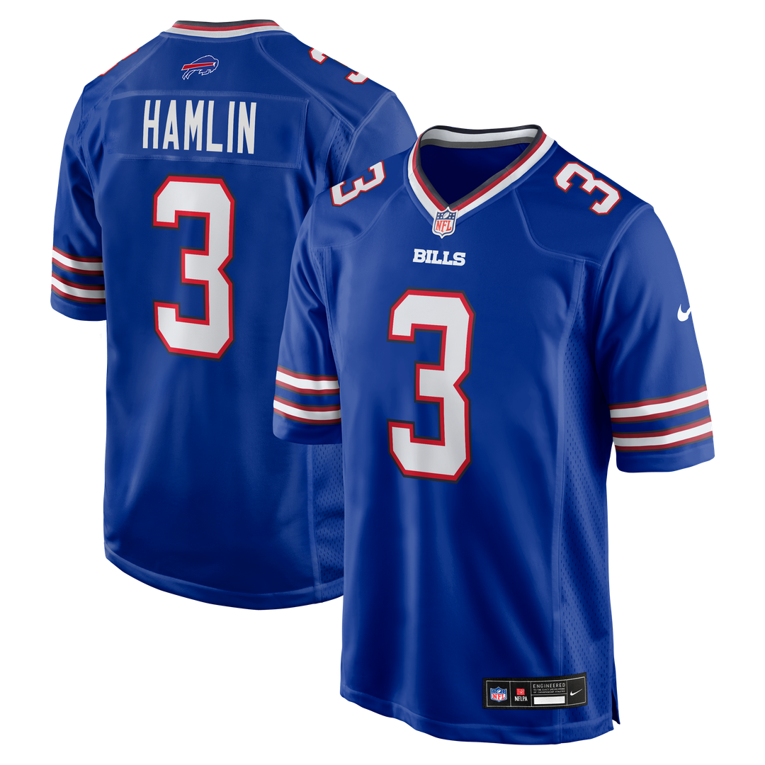 Damar Hamlin Buffalo Bills Game Jersey - White