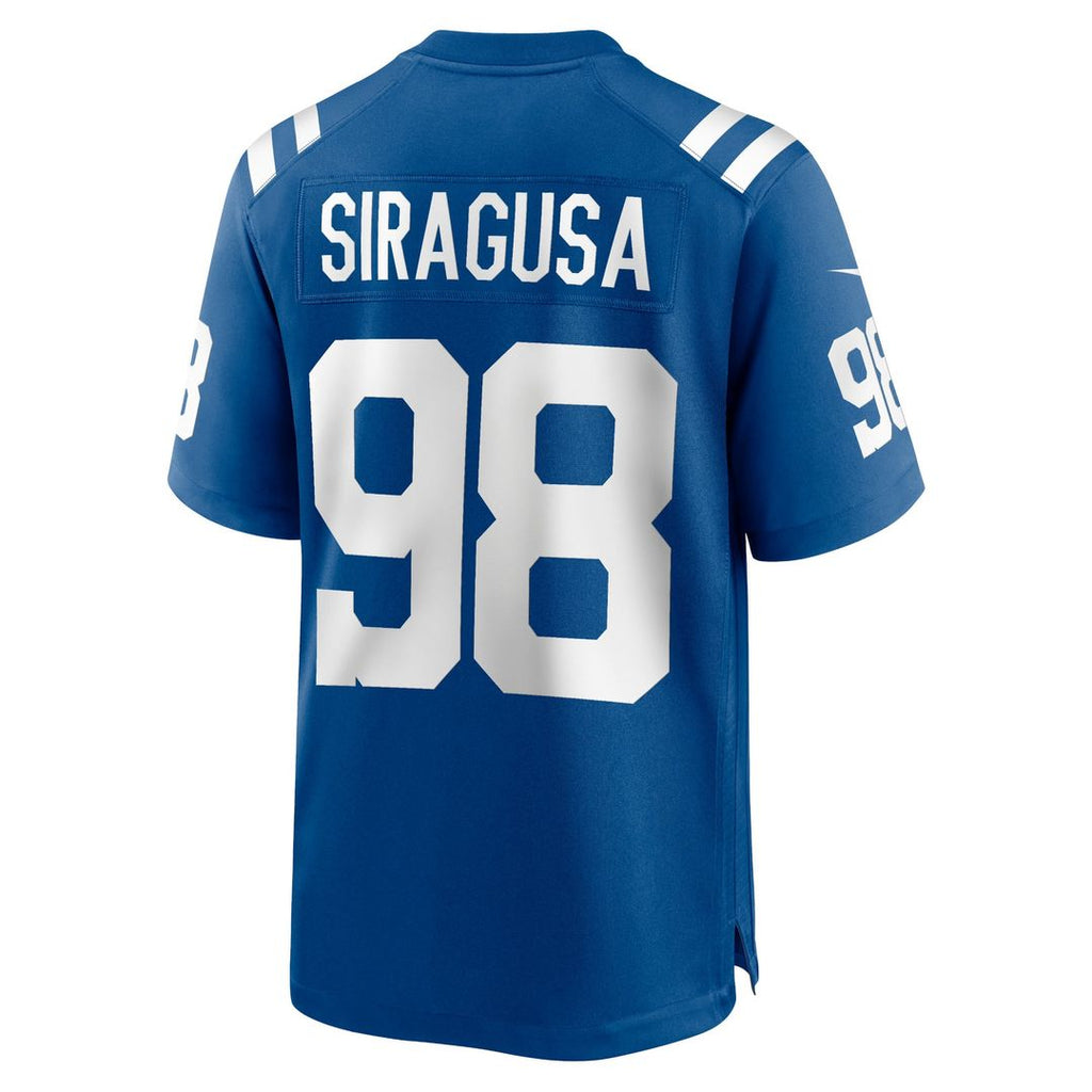 Tony Siragusa Indianapolis Colts Game Jersey - Royal Blue