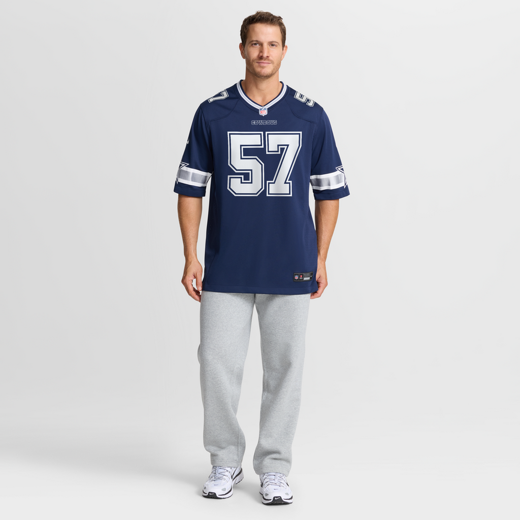 Malachi Lawrence Dallas Cowboys Game Jersey - Navy