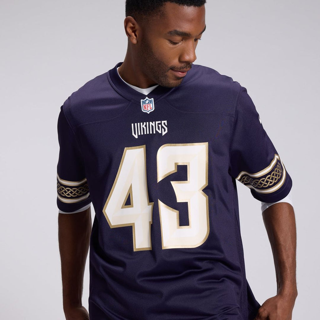 Andrew Van Ginkel Minnesota Vikings 2026 Rivalries Collection Game Jersey - Purple