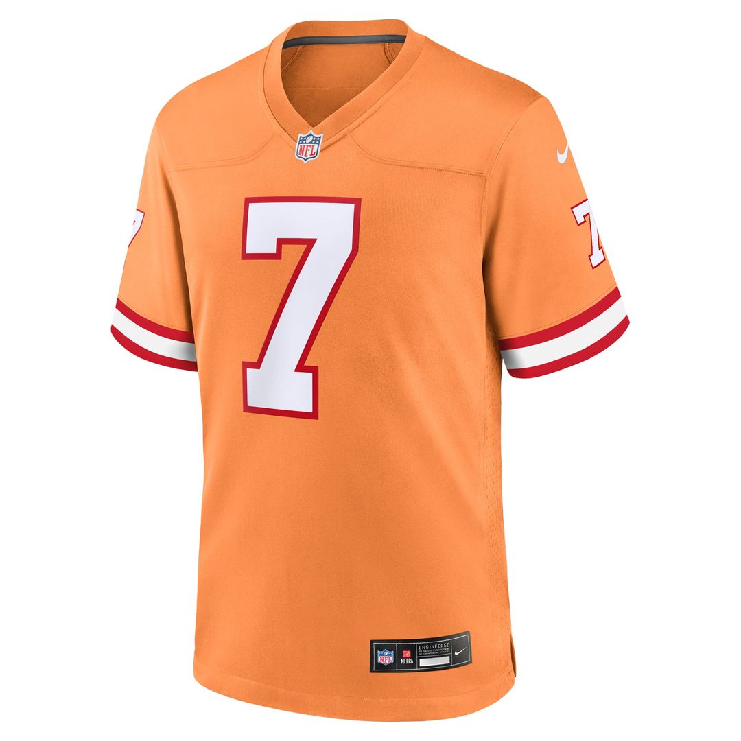 Bucky Irving Tampa Bay Buccaneers Game Jersey - Red