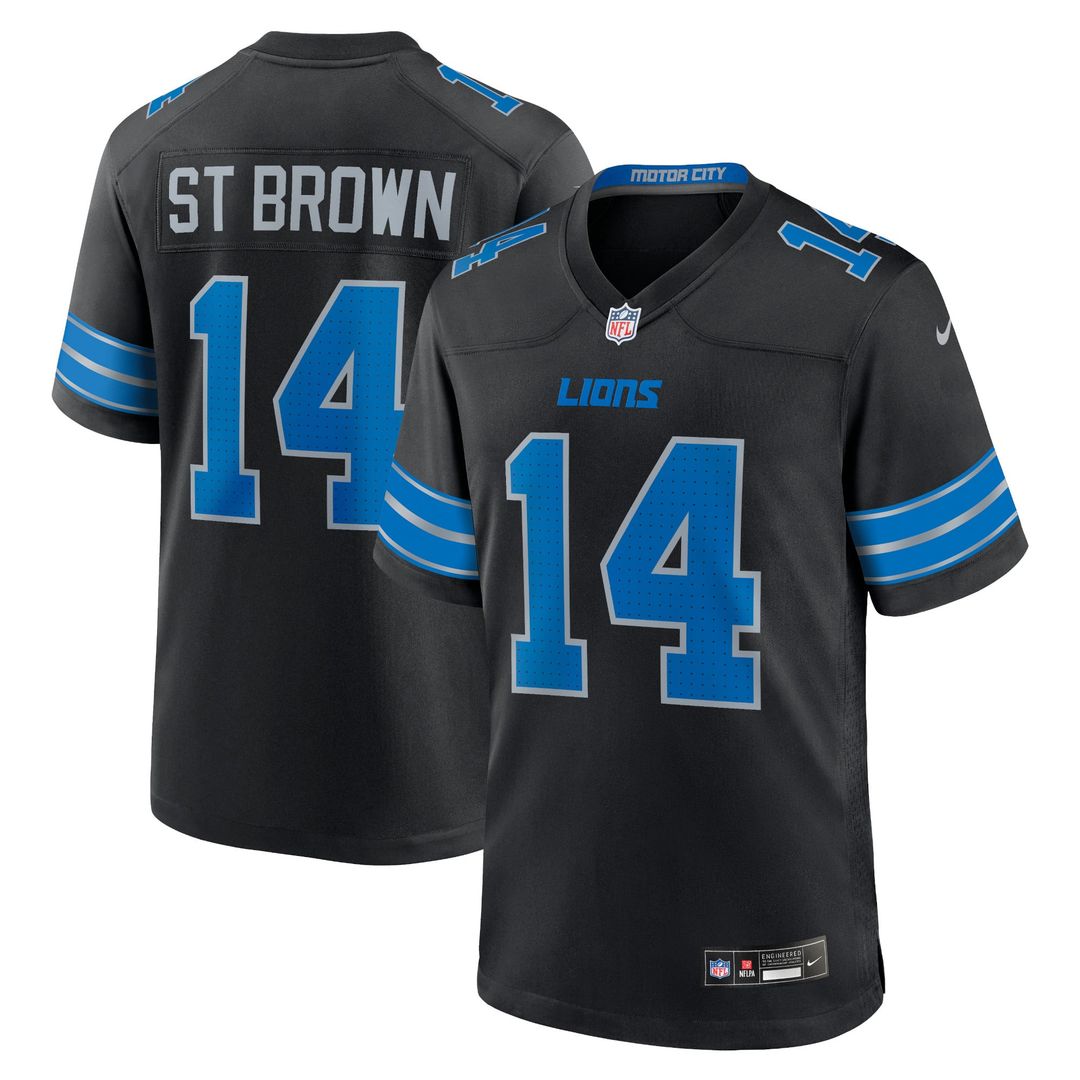 Amon-Ra St. Brown Detroit Lions Game Jersey - Blue