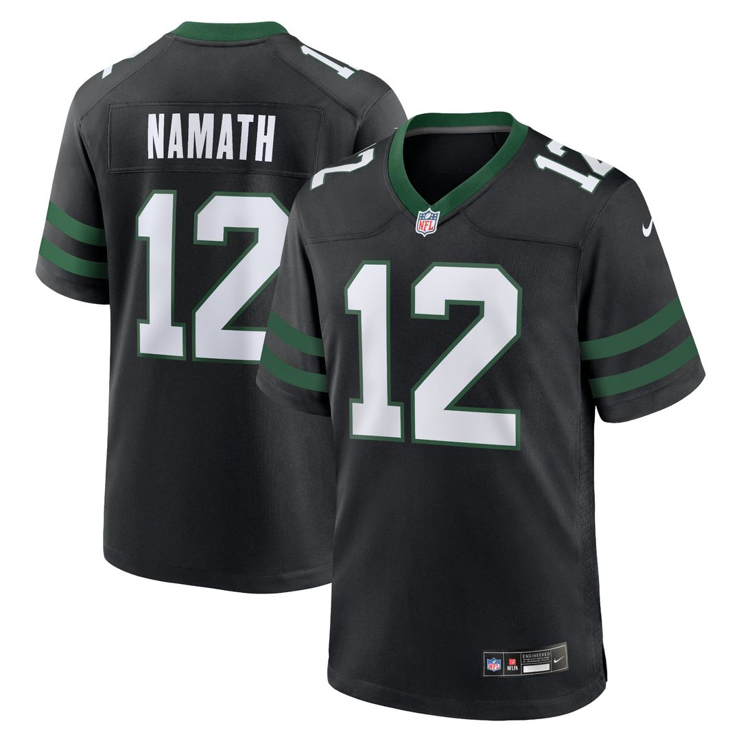 Joe Namath New York Jets Game Jersey - Legacy Green