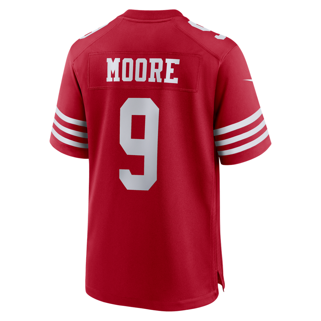 Skyy Moore San Francisco 49ers Game Jersey - Scarlet