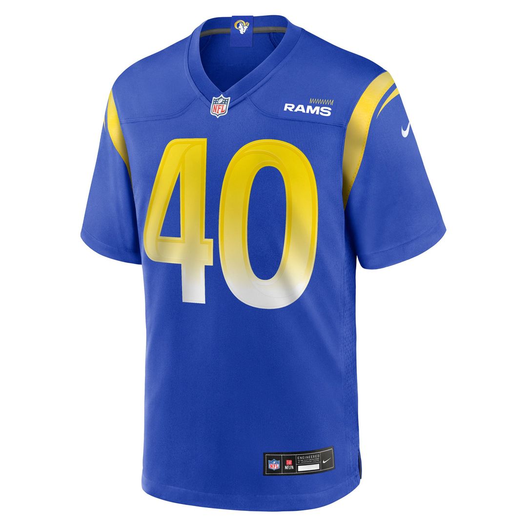 Jesse Luketa Los Angeles Rams Game Jersey - Royal Blue