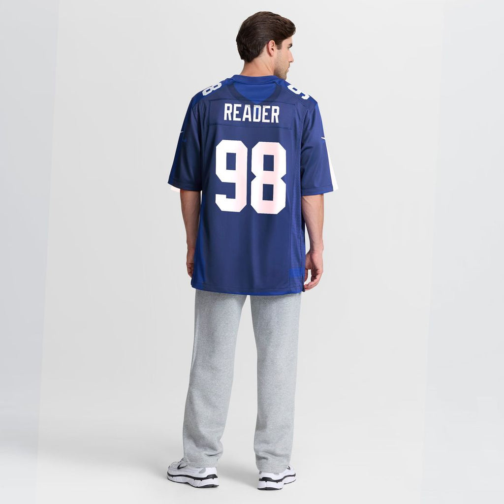 D.J. Reader New York Giants Game Jersey - Royal Blue