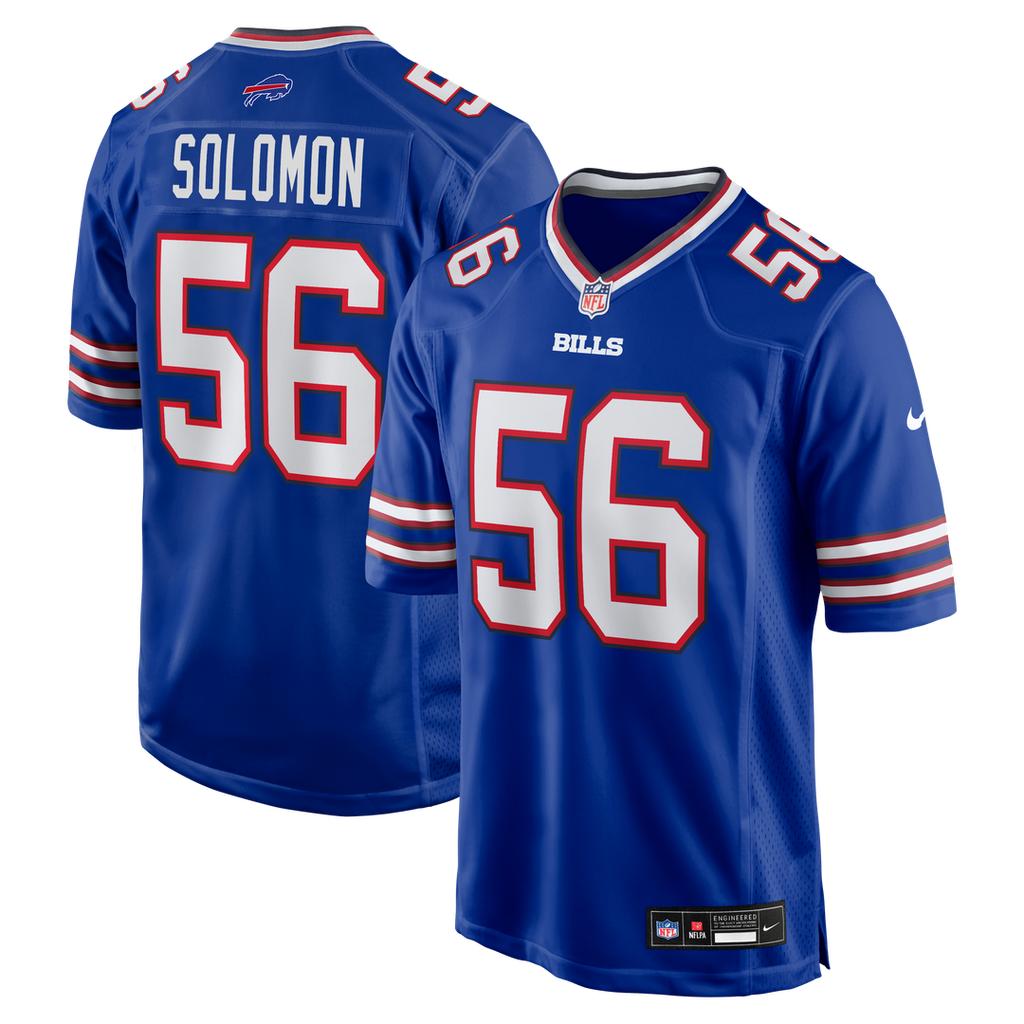 Javon Solomon Buffalo Bills Game Jersey - Royal Blue