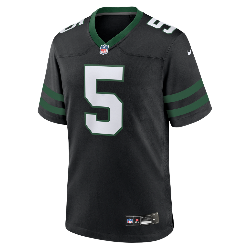 Garrett Wilson New York Jets Alternate Game Jersey - Legacy Black