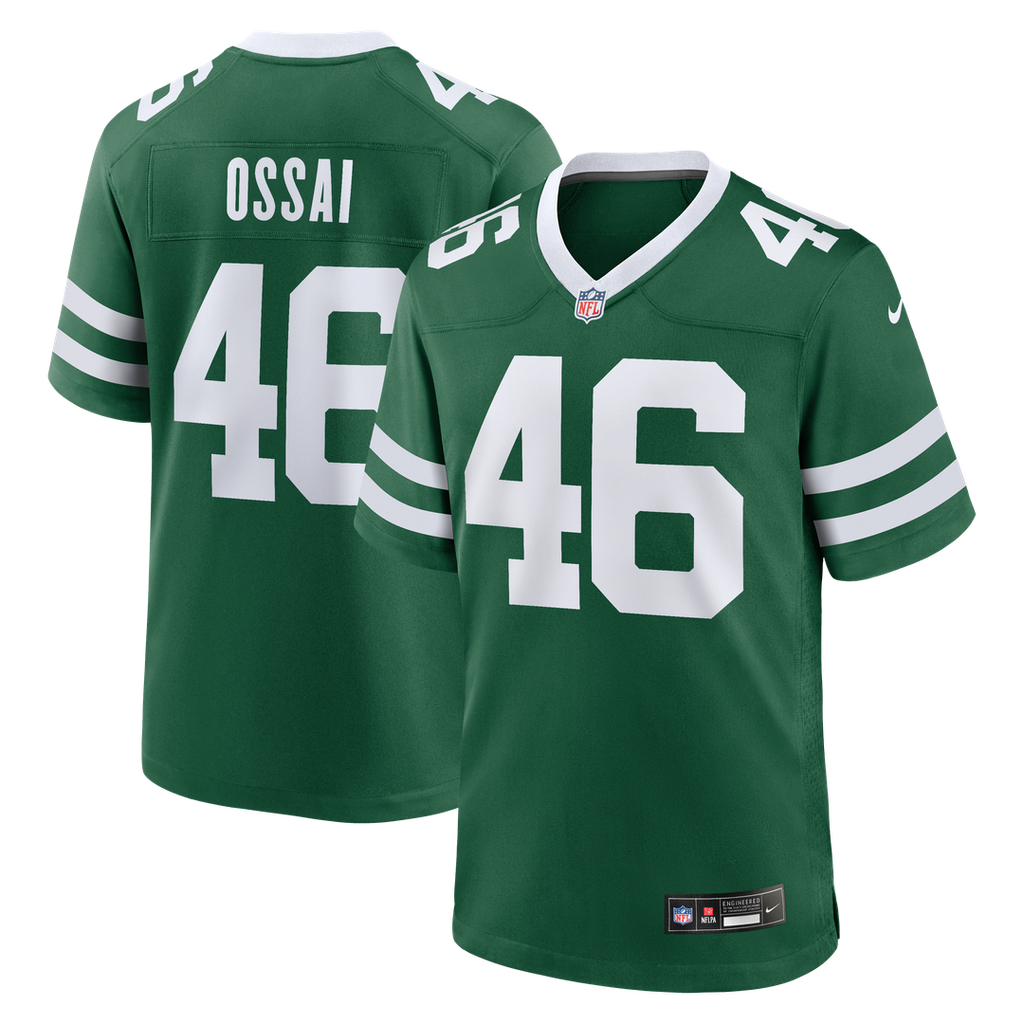 Joseph Ossai New York Jets Game Jersey - Legacy Green