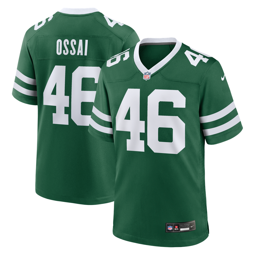 Joseph Ossai New York Jets Game Jersey - Legacy Green