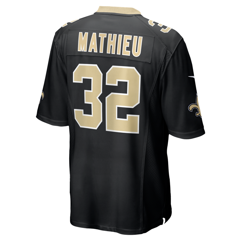 Tyrann Mathieu New Orleans Saints Game Jersey - Black