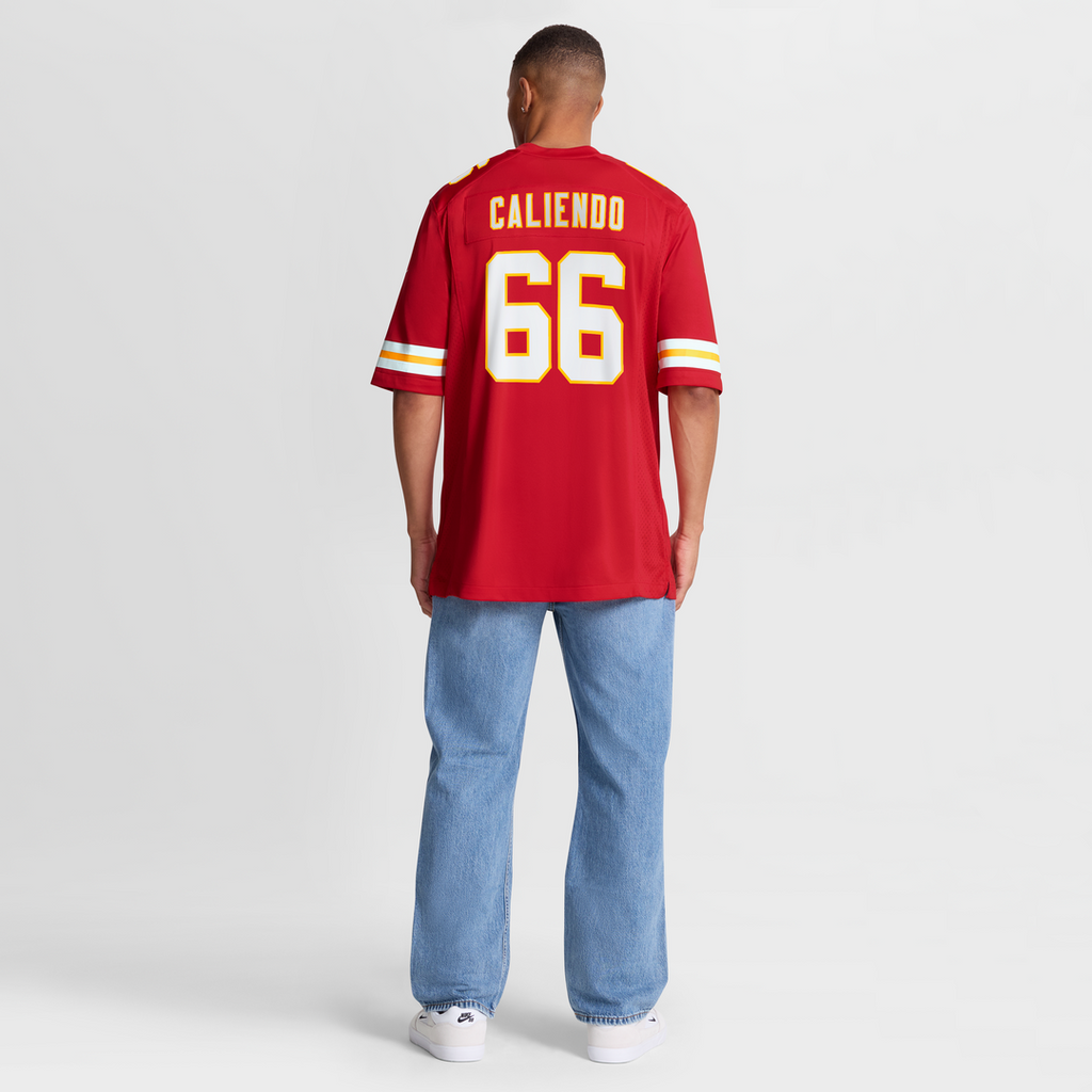 Mike Caliendo Kansas City Chiefs Game Jersey - Red