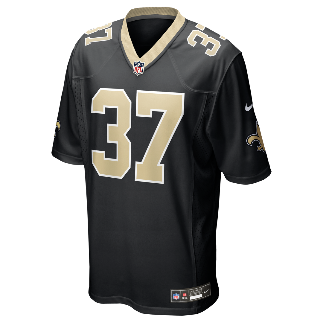 Steve Gleason New Orleans Saints Game Jersey - Black