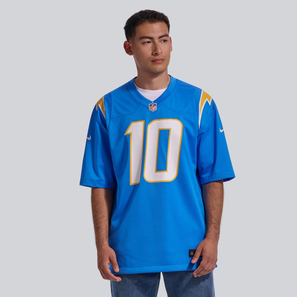 Justin Herbert Los Angeles Chargers Game Jersey - Powder Blue