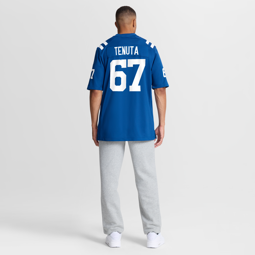 Luke Tenuta Indianapolis Colts Game Jersey - Royal Blue