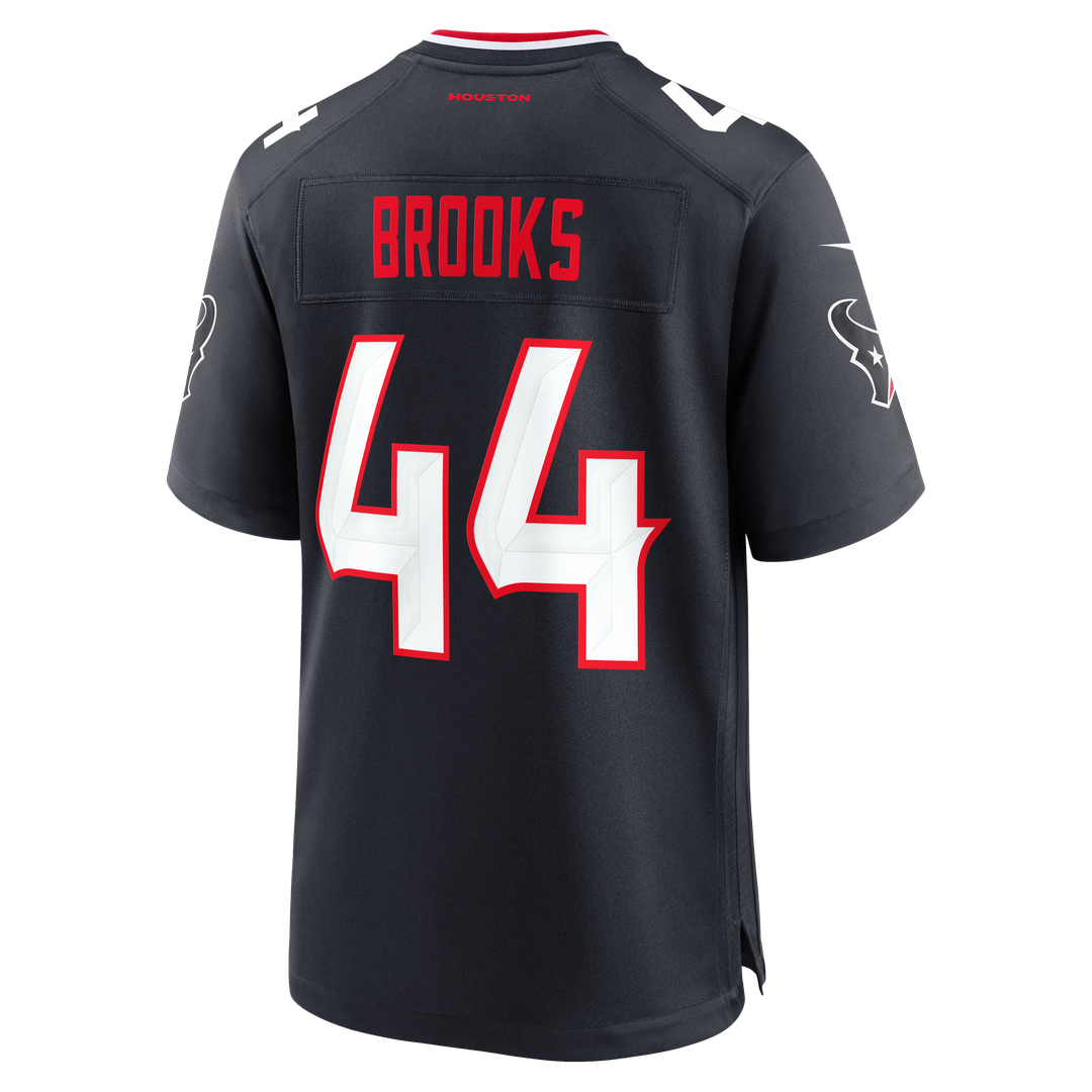British Brooks Houston Texans Game Jersey - Navy