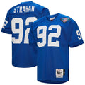 Michael Strahan New York Giants 1994 Authentic Throwback Jersey - Royal Blue