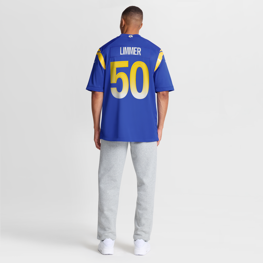 Beaux Limmer Los Angeles Rams Game Jersey - Royal Blue