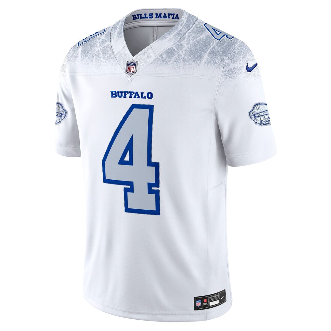 James Cook III Buffalo Bills Rivalries Collection Stitched Limited Jersey - White